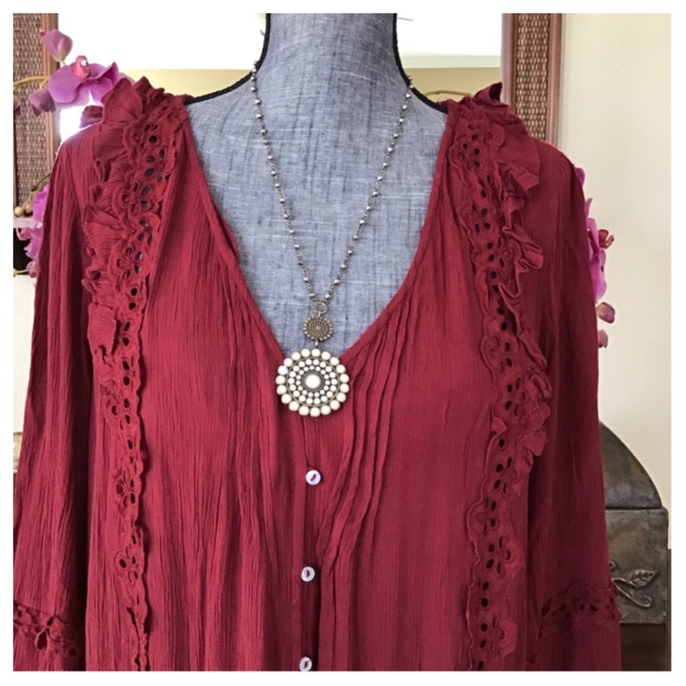 Free People Snow Angel Mini Dress.  NWT. - Picture 8 of 8